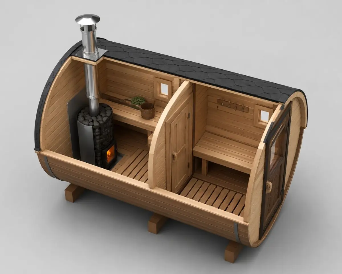 Планировка квадро-бани 2×3,5 м
